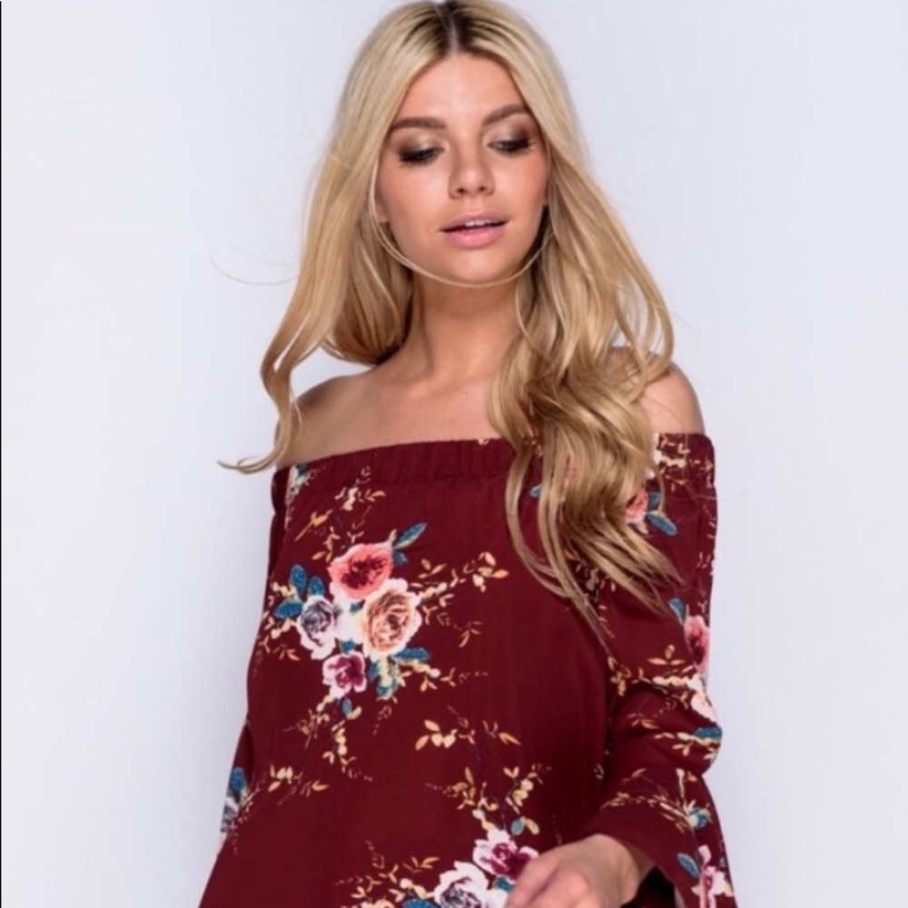 Fashion Off Shoulder Long Sleeve Loose Blouse